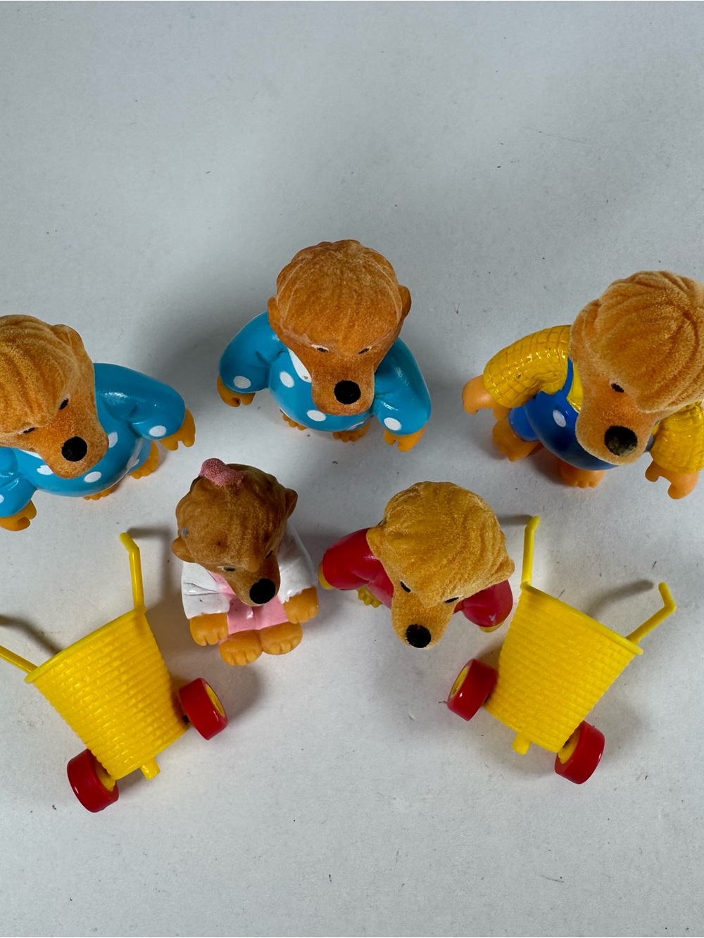 Berenstain Bears Lot McDonalds Happy Meal Toys Vintage 1986 Figures - Picture 2 of 14